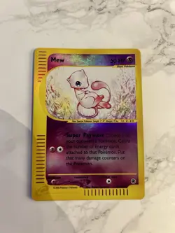 Mew 19/165 Expedition Base Set 2002 50HP. Reverse Holo. Rare English Pokemon TCG - Image 1