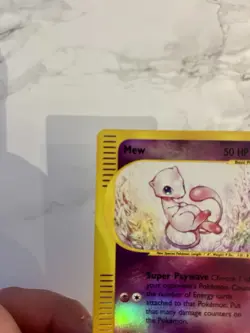 Mew 19/165 Expedition Base Set 2002 50HP. Reverse Holo. Rare English Pokemon TCG - Image 2