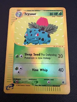 Pokemon TCG Ivysaur Expedition Base Set Reverse Holo Card 82/165 - Image 1