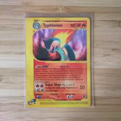 Pokemon Typhlosion Expedition Base Set 65/165 Non Holo Rare NEAR MINT - Image 1