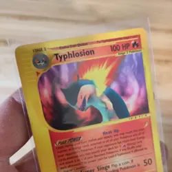 Pokemon Typhlosion Expedition Base Set 65/165 Non Holo Rare NEAR MINT - Image 3