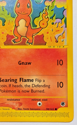 Charmander 98/165 - Expedition Base Set 2002 - Non Holo Pokemon Card (LP) [A54] - Image 5