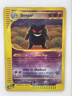 Gengar 48/165 Expedition Base Set Reverse Holo Rare Heavily Played WOTC 2002 - Image 1