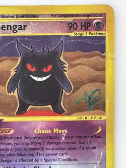 Gengar 48/165 Expedition Base Set Reverse Holo Rare Heavily Played WOTC 2002 - Image 5