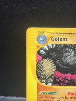 Pokemon TCG - Golem 👊🏼🪨 49/165 Expedition Non Holo Rare E-Series Card NM - Image 3