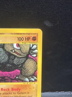 Pokemon TCG - Golem 👊🏼🪨 49/165 Expedition Non Holo Rare E-Series Card NM - Image 4