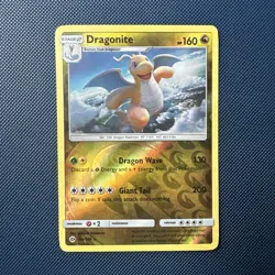 Pokemon TCG - Dragonite Reverse Holo Rare SM Base Set 96/149 NM - Image 1
