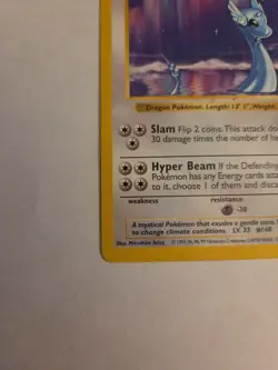 Pokemon TCG Dragonair Base Set Unlimited Rare Card 18/102 Non-Holo - Image 4