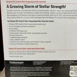 Pokemon Surging Sparks ETB + Booster Bundle Costco 2-pack Sealed - Image 3