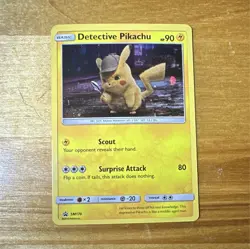 Detective Pikachu SM170 Holo Promo Pokemon TCG Card English 2019 HP 90 - Image 4