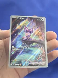Pokemon Scarlet & Violet Journey Together Noibat 169/159 Illustration Rare NM - Image 2