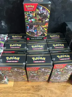 Pokemon Pokemon TCG Mega Evolution Pitch Black Booster Bundle 6 Packs - Image 1