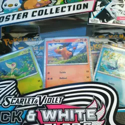 Pokemon TCG Scarlet and Violet Black Bolt White & Flare Poster Collection Sealed - Image 2