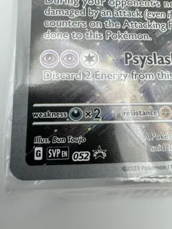 Mewtwo 052 SV: Scarlet & Violet Promo Cards Promo Holo Pokemon TCG EN - Image 5
