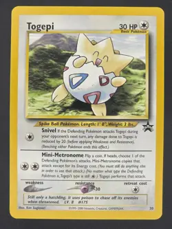Togepi #30 Black Star Promo NM Pokemon TCG WOTC Promo - Image 1