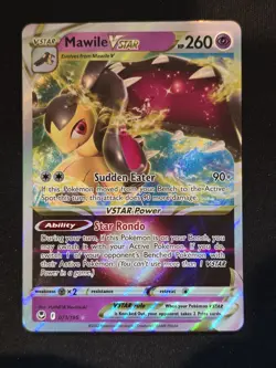 Pokemon TCG Mawile Vstar Silver Tempest 071/195 Holo Ultra Rare - Image 1