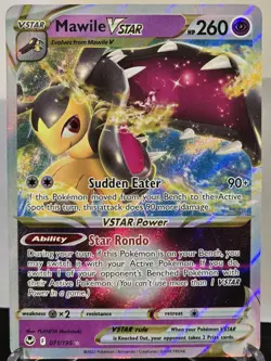 Pokemon TCG Mawile Vstar Silver Tempest 071/195 Holo Ultra Rare - Image 3