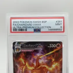 Charizard VMAX SWSH261 PSA 9 English Black Star Promo UPC Pokemon Full Art - Image 3