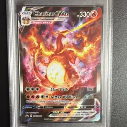 Pokemon TCG Charizard VMAX SWSH261 Holo Promo Full Art 2022 PSA 9 - Image 5