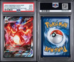 Pokemon TCG Charizard Vmax SWSH261 Alt Art Promo Graded PSA MINT 9 (OC) Error - Image 3
