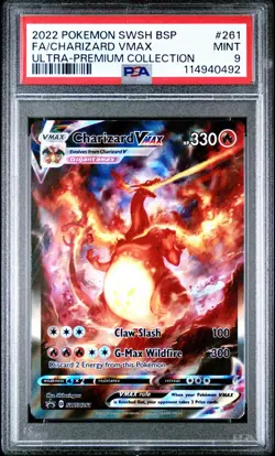 Pokemon Charizard VMAX Ultra-Premium Coll.ENGL Promo SWSH261 PSA 9 Mint - Image 1