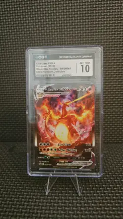 CGC 10 GEM MINT Charizard VMAX SWSH261 Black Star Promo Ultra Premium Pokemon - Image 1