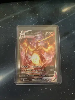 Pokemon TCG Charizard VMAX SWSH261 Holo Promo Card Near Mint Condition - Image 1