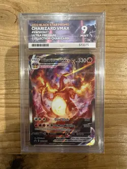 Pokemon TCG Charizard VMAX SWSH261 Black Star Promo ACE 9 Mint - Image 1