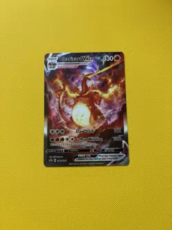 Pokemon TCG Charizard VMAX SWSH261 Holo Promo Card Near Mint Condition - Image 1