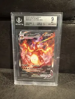 Pokemon TCG Charizard VMAX Promo Beckett 9 Mint SWSH261 - Image 1