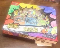 Pokemon Mega Evolution Ascended Heroes First Partners Deluxe Pin Collection Box - Image 1