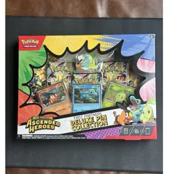 Pokemon Mega Evolution Ascended Heroes First Partners Deluxe Pin Collection Box - Image 1