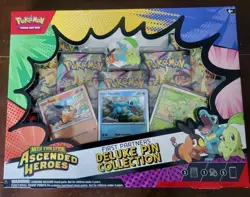 Pokemon First Partners Deluxe Pin Collection Box Mega Evolution Ascended Heroes - Image 1