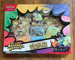 Pokemon Mega Evolution Ascended Heroes First Partners Deluxe Pin Collection Box - Image 1