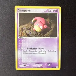 Pokemon TCG Slowpoke 80/112 EX FireRed LeafGreen Reverse Holo Common 50HP - Image 1