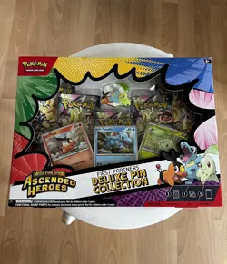 Pokemon Tcg Mega Evolution Ascended Heroes First Partner Deluxe Pin Collection - Image 1