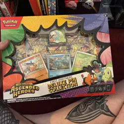Pokemon TCG Mega Evolution Ascended Heroes First Partner Deluxe Pin Collection - Image 1