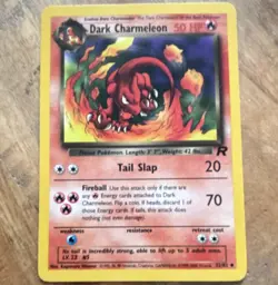Pokemon TCG Dark Charmeleon 32/82 Team Rocket WOTC 2000 Uncommon 50 HP - Image 1