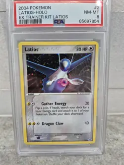 Pokemon 2004 PSA 8 NM-MINT Latios Ex Trainer Kit Holo 2/10 Promo - Image 3