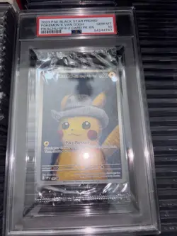 POKEMON PSA 10 SEALED VAN GOGH PIKACHU WITH GREY FELT HAT SVP 085 PROMO LOW POP - Image 1