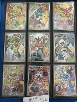 Pokemon First Partner Illustration Collection Series 2 Complete Set Of 9 Cards - Image 1
