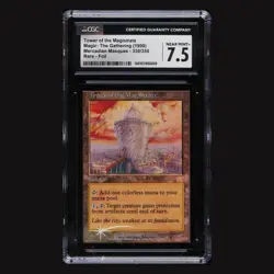 TOWER OF THE MAGISTRATE FOIL CGC 7.5 Mercadian Masques Magic MTG Graded [Luca] - Image 1