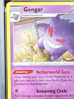 Pokemon Gengar 066/196 Prize Pack Series 3 2023 PSA 10 GEM MINT -Stamped - Image 4