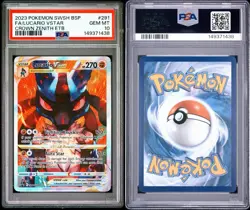 2023 Pokemon SWSH BSP Black Star Promo 291 Lucario VStar Crown Zenith ETB PSA 10 - Image 3