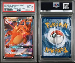 2019 POKEMON SM BLACK STAR PROMO HIDDEN FATES TINS #SM211 CHARIZARD GX PSA 10 - Image 2