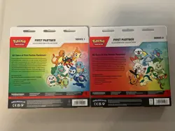 Pokemon TCG - First Partner Series 1 & 2 Set Illustration Collection Sealed Lot - Image 2