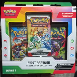 Pokemon TCG First Partner Illustration Collection Series 1 3 Promo English 6+ - Image 1