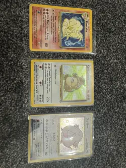 Vintage Pokemon TCG Base Set Holos - Japanese Chansey, Kangaskhan, Ninetales - Image 1