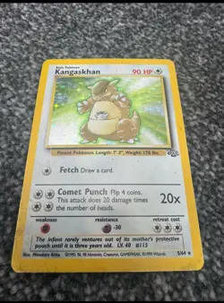 Vintage Pokemon TCG Base Set Holos - Japanese Chansey, Kangaskhan, Ninetales - Image 5