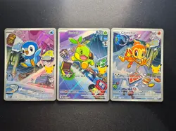 Sinnoh Gen 4 Set First Partner Illustration Collection Series 1 Pokemon TCG - Image 1